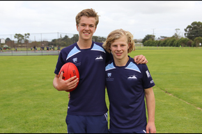 Harry McInnes and Harry Tunkin HPSP Footballers.jpg