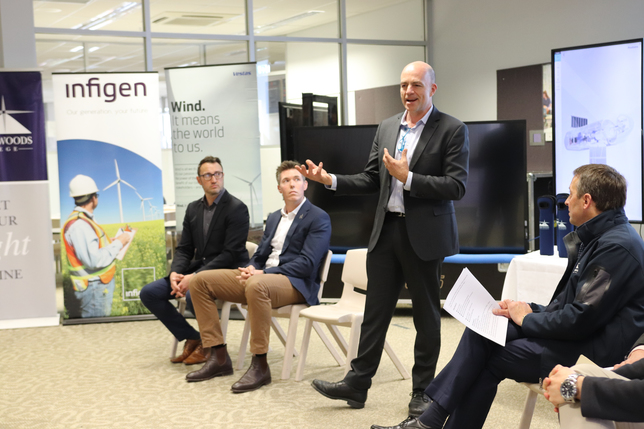 Vestas Head of Australia and New Zealand, Peter Cowling during the Q & A Session.jpg